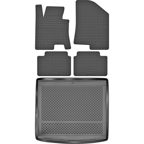 Hyundai i30 II Kombi de 2012 a 2017. Juego de alfombrillas de goma para coche y alfombrilla para maletero. (1/5)