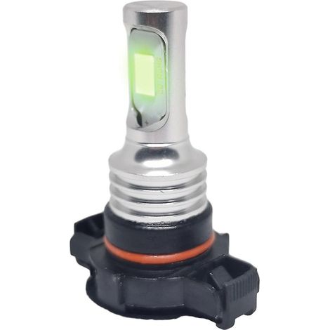 Ampoules LED antibrouillard pour phares de voiture, moto et SUV, couleur citron vert, étanches et durables. Éclairage de nuit auto. (1/5)