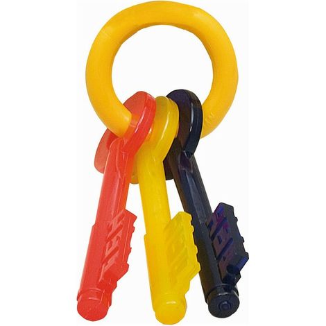 Mordedor de perro Nylabone Llaves Bacon Talla S Nylon Termoplástico Cachorros (1/2)
