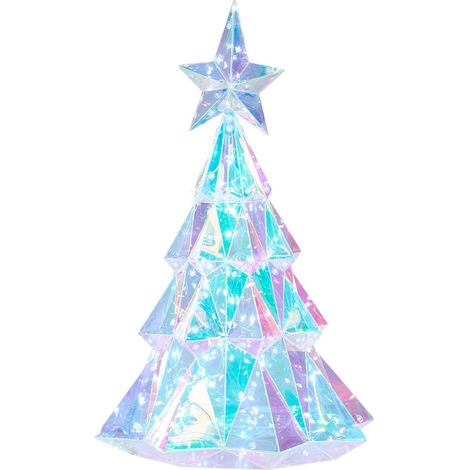 LED Decoration Multicolour PET Tree Seasonal Accessory Home Décor with Lights UNUKA