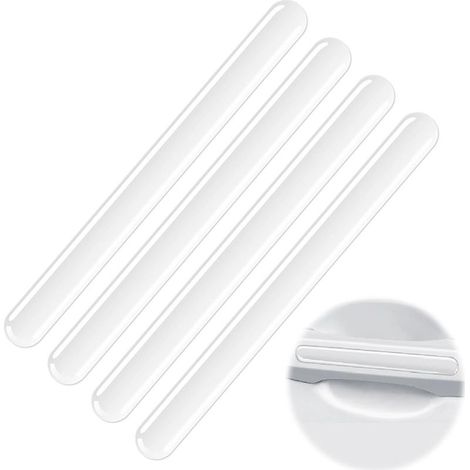 4 Pièces Voiture Bandes Anti Collision, Protege Porte Voiture, Autocollants de Protection Contre Les Collisions de Voiture, Protection du Bord D'automobile Rétroviseur, pour Tous Les Véhicules (1/5)