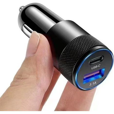 30W Schnelllade-USB-Kfz-Ladeadapter