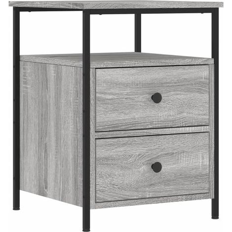 Comodino Grigio Sonoma 44x45x60 cm in Legno Multistrato vidaXL (1/5)