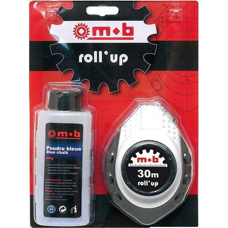 Lot cordeau traceur Roll'up + poudre MOB (1/2)