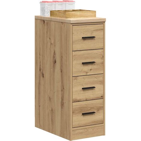 Armario de almacenamiento para garaje Artisan Oak 30x51x85 cm vidaXL