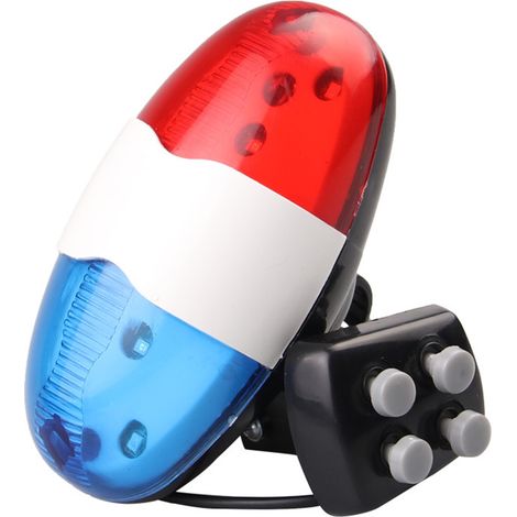 Klaxon Électronique Pour Vélo - Son Puissant 110 dB - Étanche IPX4 - Alimenté Par 2 Piles AAA - Convient Pour Vélos Adultes Et Enfants - 1 Pièce (1/5)