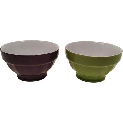 Buoni sapori, set 2 coppette cm 11,5, viola verde