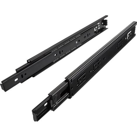 1 pair (2 pieces) of coulisses of drawer to extension total, coulisses telescopic stains to balls 300 mm (inserees) - RWCuisse for drawer (1/5)