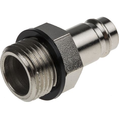 Rs Pro – Raccord rapide pneumatique – Filetage mâle G 1/2 – Laiton – Standard CEJN 410 – Pour compresseur – 1 unité (1/2)