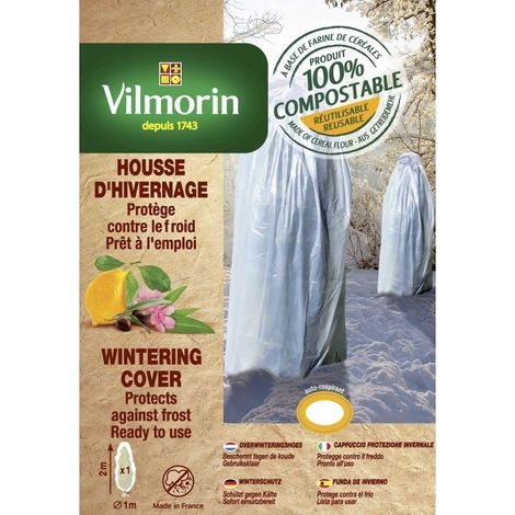 Vilmorin - Housse d'Hivernage Bio, 1,6m x 2m 35 microns