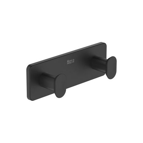 PERCHA DOBLE VICTORIA NEGRO MATE - Marca Roca
