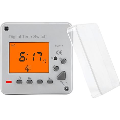 Digitaler, langlebiger und programmierbarer intelligenter Steuerschalter mit Hintergrundbeleuchtung (220 V) (1/5)
