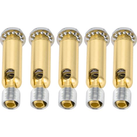 Stück M10 Schrägdeckenadapter für Deckenleuchten, Pendelleuchten, Kronleuchter, Schienenaufhängungszubehör, M10 Außenzahnradlenkgelenk, Bronze (1/5)