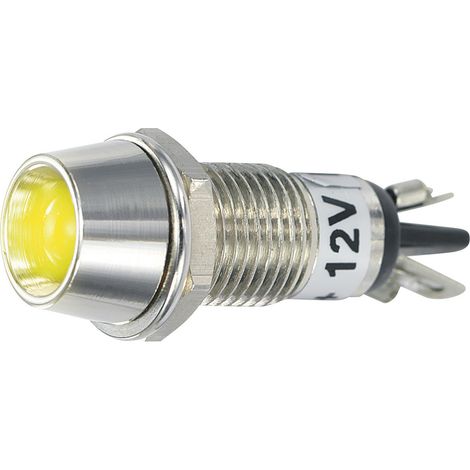 TRU COMPONENTS TC-R9-115L 12 V YELLOW LED-Signalleuchte Gelb   12 V/DC