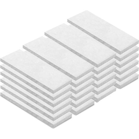 24 mèches en laine céramique pour foyer de table, 2 x 4,7 pouces (1/5)