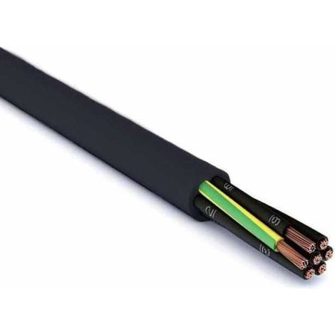 Câble électrique multipolaire Fror 7G1 gaine extérieure noire
