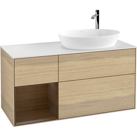 Villeroy & Boch F921GNPC Meuble sous-lavabo Finion F92 (1/2)