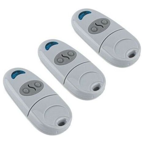 Pack 3 Télécommandes Universelles Portail Garage Came Top 432NA Portative 433 Top432ee 432 432ev 432 432a 432m 432s T432 433.92mhz (1/4)