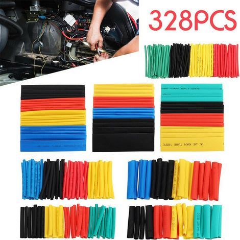 Kit de 328 gaines thermorétractables, tube de fil – (1/5)