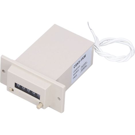 Elektromagnetischer ABS-Zähler, genaue Zählung, geringe Anzeigefehler, kompakter Impulszähler. (1/5)