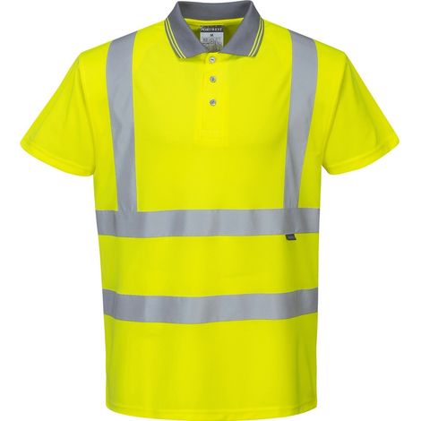 Polo Hochsichtbar Kurzarm Gelb M (1/5)