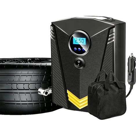 Compresseur d'air, 12V électrique, lumière LED, Électrique avec cordon, Électrique avec cordon (1/2)