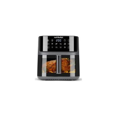 Heißluftfritteuse Nutribullet CrispLite Vision schwarz 8 Liter 2000 W
