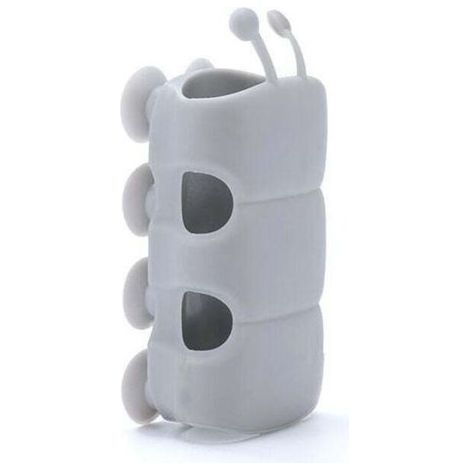 2 pezzi di supporto per doccia, accessori per soffione doccia senza foratura, ventosa, ugello, supporto in silicone sospeso per artefatto fisso di asciugatura dei fiori rimovibile (1/4)