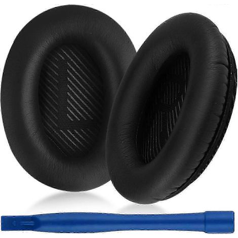 Coussinets d'oreille de rechange pour Bose Quiet Comfort 35 et 35II - Fabriqués en cuir protéiné et en mousse à mémoire de forme (1/5)