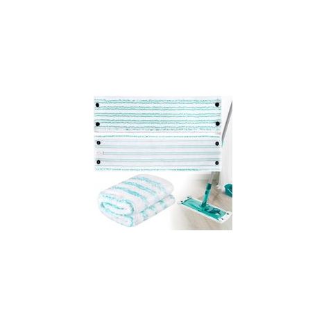 Lot de 3 serpillères de rechange compatibles avec Leifheit Clean Twist XL Micro Duo mop, en microfibre, pour machine à laver, convient pour tous les types de sols (1/5)