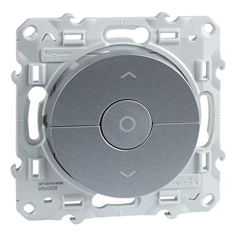 Sonderschalter Auslöser 3 Tasten Aluminium Grau Schneider Electric (1/2)
