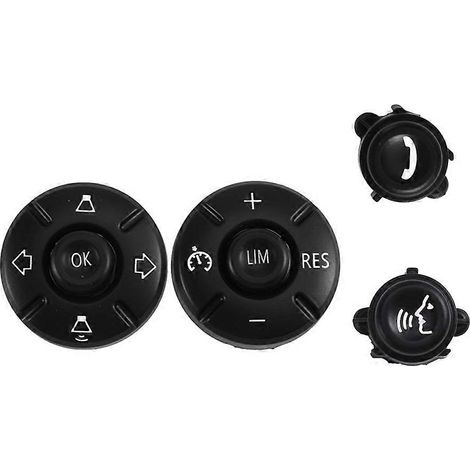 61319354598 61319360507 Embellecedor de la cubierta del botón de control de crucero del volante para MINI Cooper F55 F56 F57 F60, estilo B (1/5)