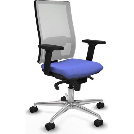 Piqueras y Crespo Horna chaise bureau bleu clair ergonomique (1/3)