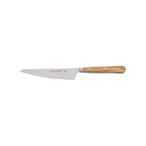 Jean Dubost - Couteau à émincer 1920 en inox et bois d'olivier 13 cm (1/2)