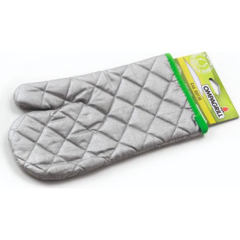 Silberfarbener Grillhandschuh