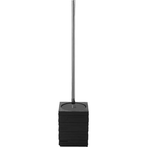 SCOPINO WC DA APPOGGIO QUADROTTO Nero