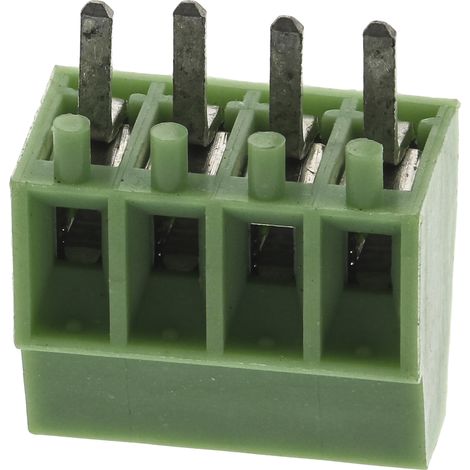 Bornier pour circuit imprimé RS PRO 4 contacts 1 rangée(s) pas de 2.54mm (1/2)