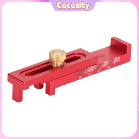 Règle de profondeur - COCOSITY - 13 pouces - Mesure 5–40 mm - Verrouillable - Pour scie et toupie (1/5)