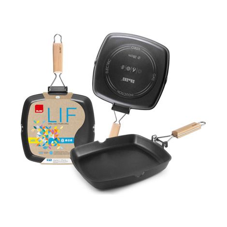 GRILL LISO ALUMINIO FUNDIDO ASA ABATIBLE LIF
