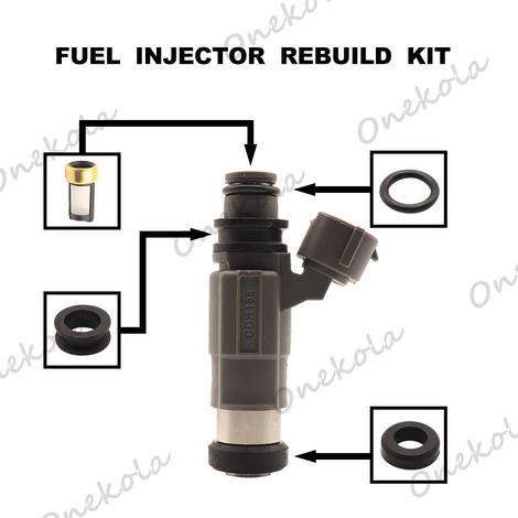 O-Ring für Einspritzdüse, Siebfilter kompatibel mit Mitsubishi CDH166 MD319790 15710-66D00 (1/2)