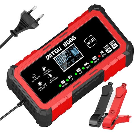 Caricabatterie solare, doppia uscita di tensione, compatibilità versatile, caricabatterie 12V 24V (1/2)