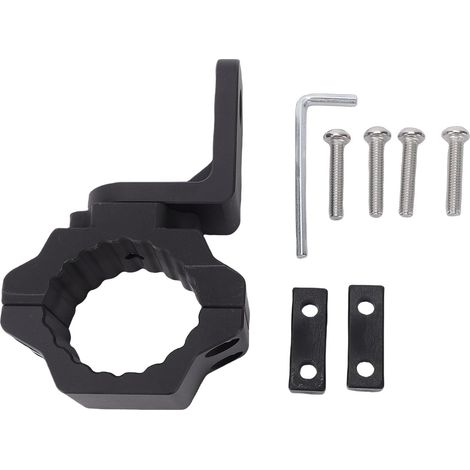 Support de Serrage Réglable pour Cage à Roulettes pour VTT, Réglage Complet à 360 °, Résistant aux Chocs, Construction en Aluminium de Haute qualité, Ajustement Universel de 2 (1/5)
