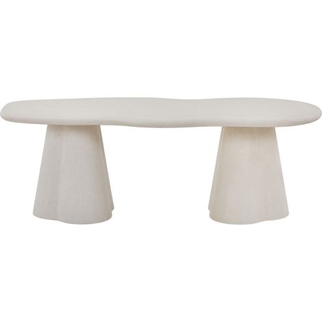FARO XL - Table à manger couleur ciment 220 cm