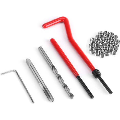 Kit de réparation de filetage M5 (30 pièces) - Outil manuel compatible pour la réparation automobile (M5) (1/5)