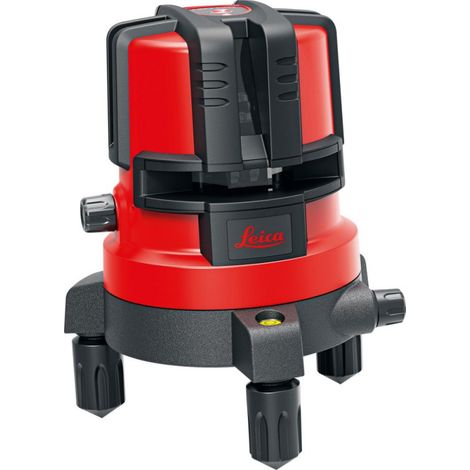 Leica Geosystems – Niveau laser 360° Leica LINO L4P1 – Portée jusqu'à 50m – Résistance IP54 – Autonomie 24h avec batteries lithium-ion (1/5)