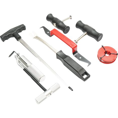 Set di 7 utensili per la rimozione del parabrezza Breckner Germany