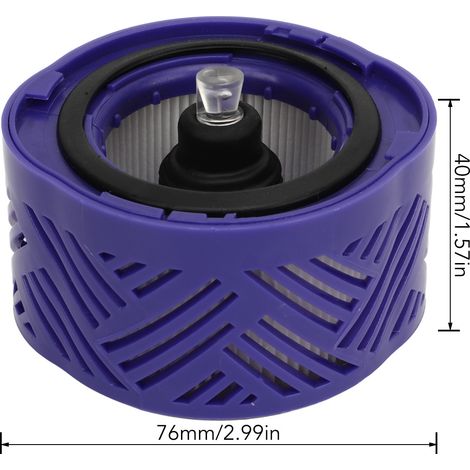 Ortviai Filtre arrière pour aspirateur Dyson V6 – lavable et réutilisable (1/4)