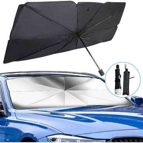 Sonnenschutz für Autos – 135 x 79 cm – 360° drehbar – UV-Schutz – Für Limousinen, SUVs und LKWs – 1 Stück (1/5)