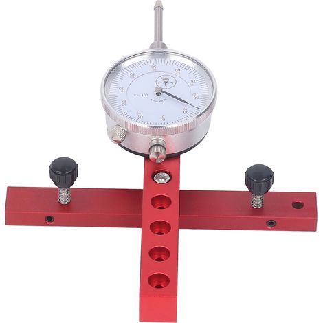 Indicateur à cadran pour scie à table, précision 0,001 pouce, système d'alignement réglable, outil de machine, plage 0,01 à 1 pouce, court (1/5)