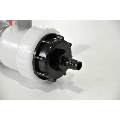 Multitanks – Raccord cuve 1000 litres S60x6 – Sortie mâle cannelée Ø16mm – PEHD résistant aux UV – Installation rapide sans outillage